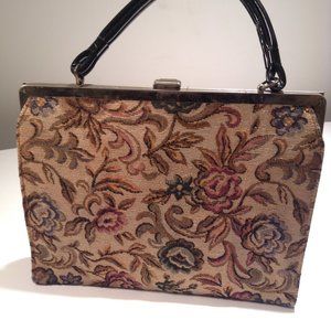 Vintage Tapestry Handbag Purse